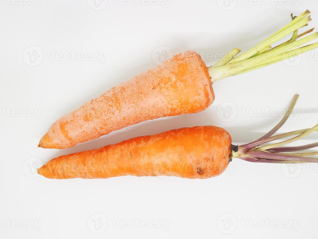 Carrots on a White Background photo