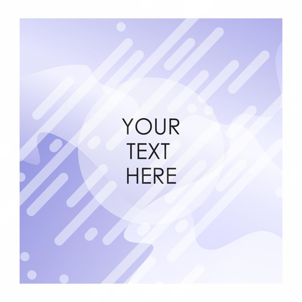 Purple and white background with typography vector