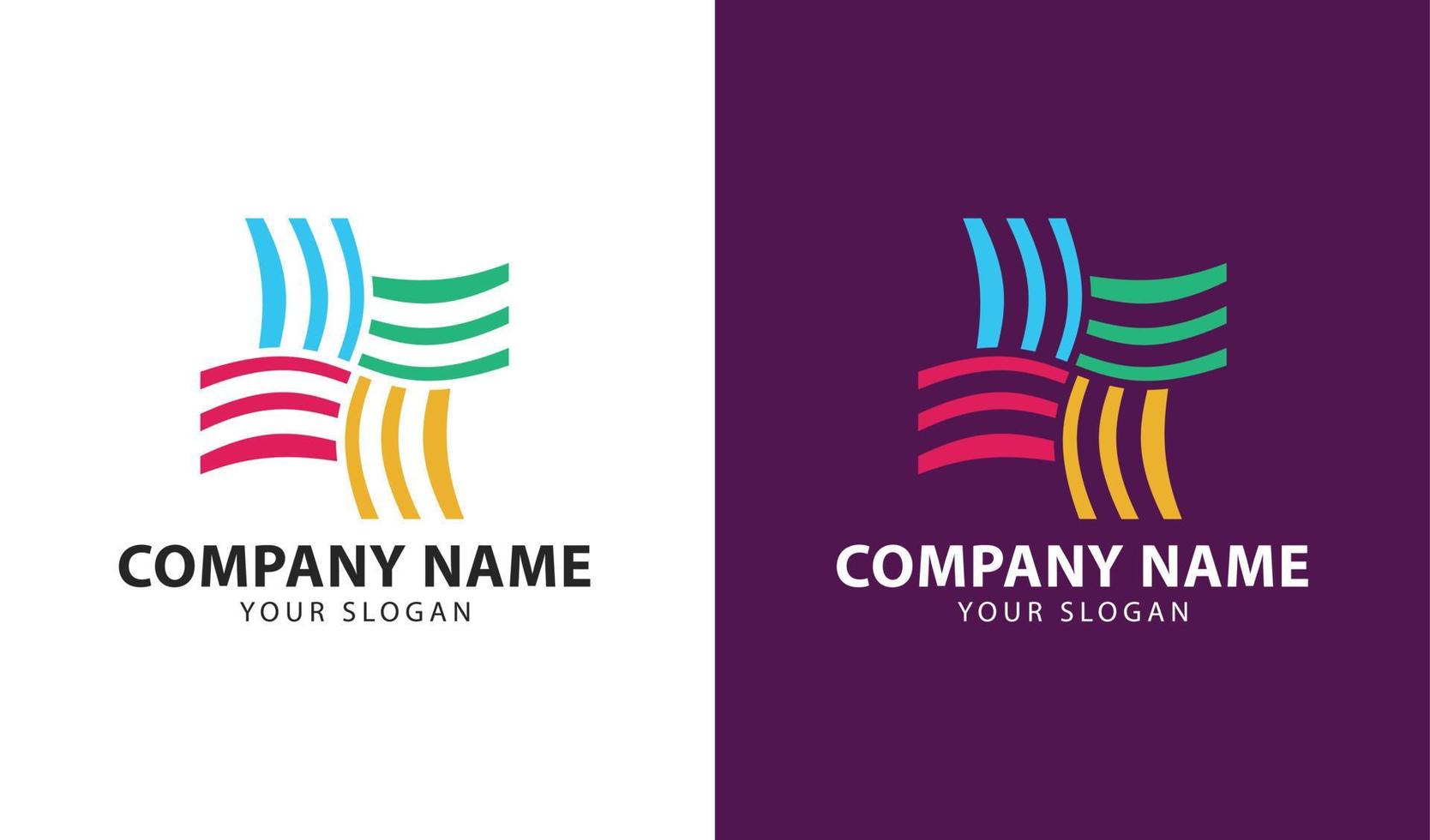 logotipo de la empresa agencia creativa vector