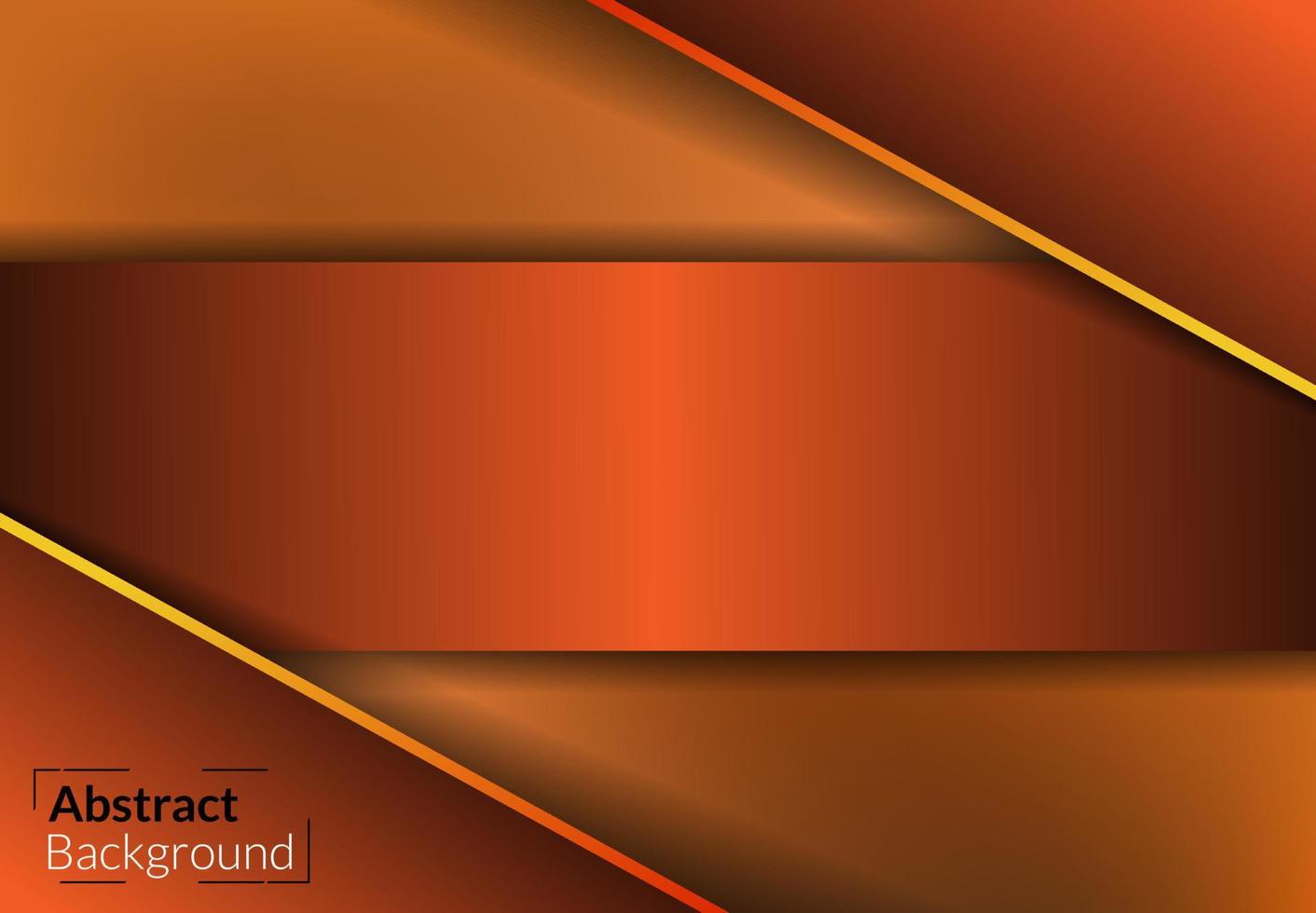 tema de fondo abstracto ilustración de vector de degradado naranja, cartel moderno gráfico