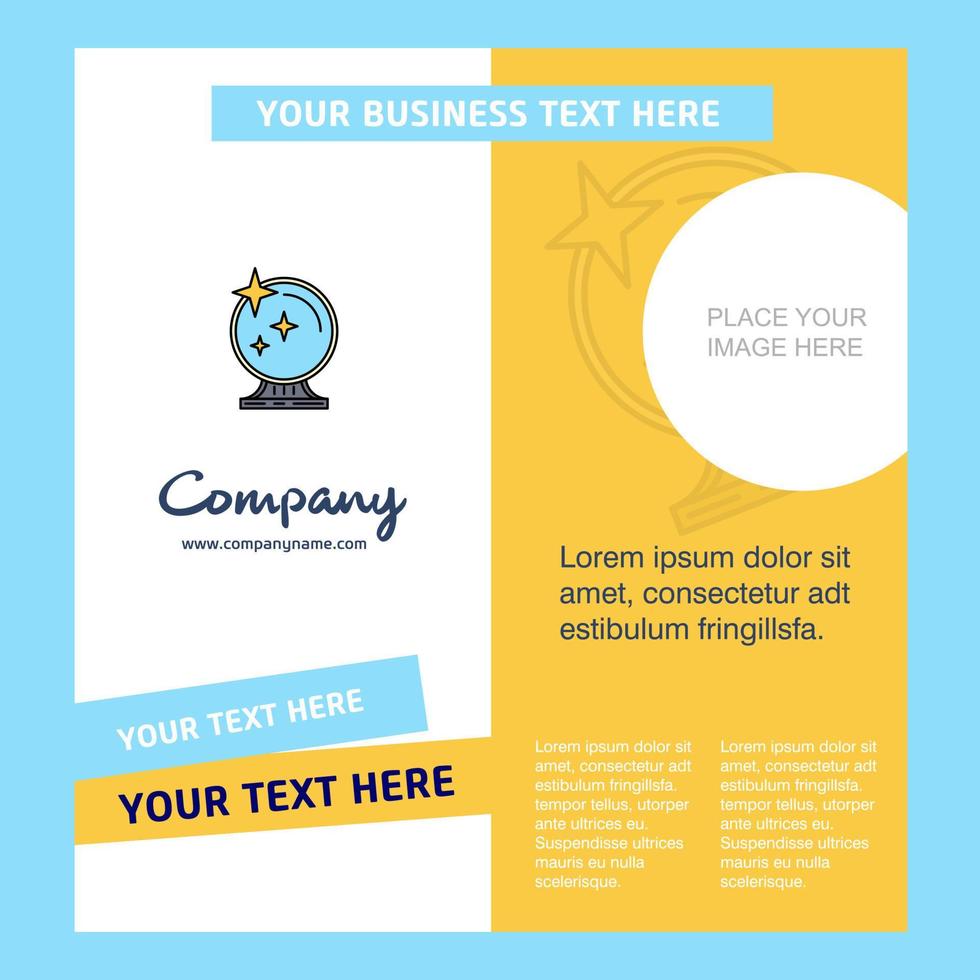 Mirror Company Brochure Template Vector Busienss Template