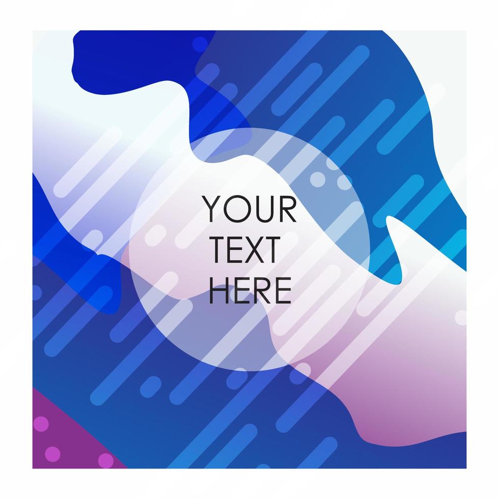 Colorful background with typography vector