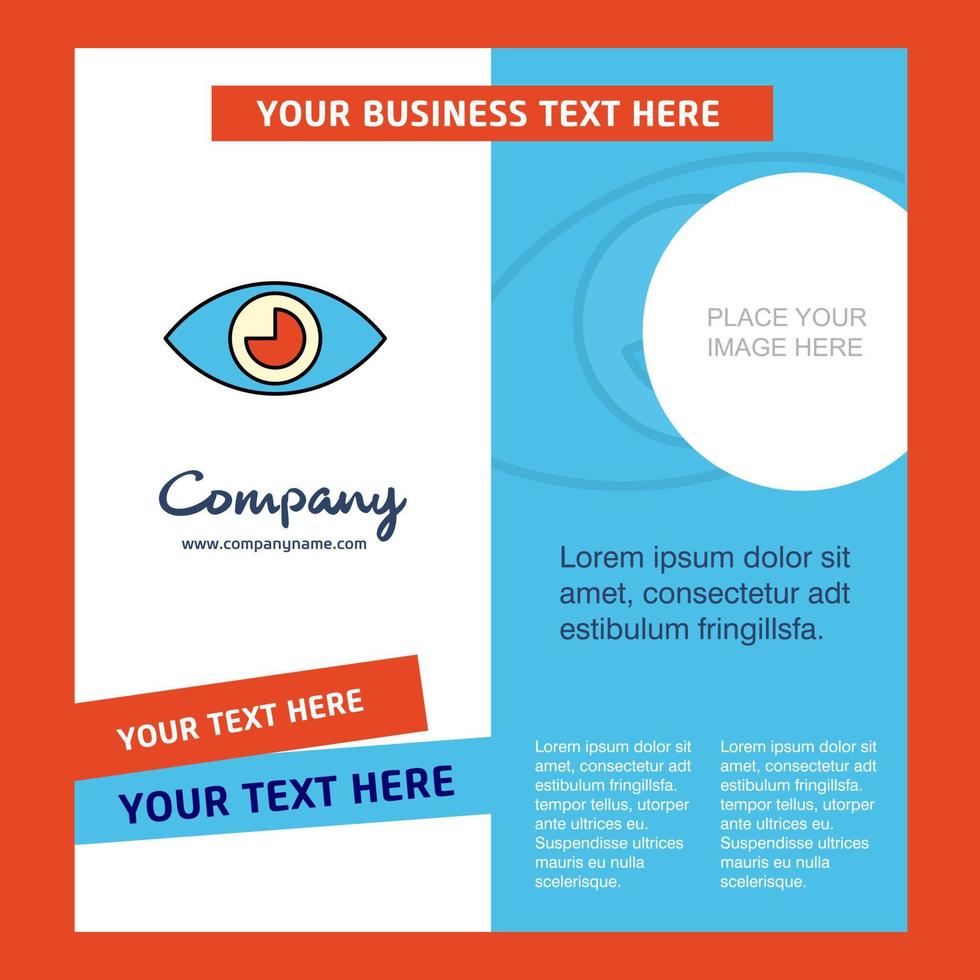 Eye Company Brochure Template Vector Busienss Template