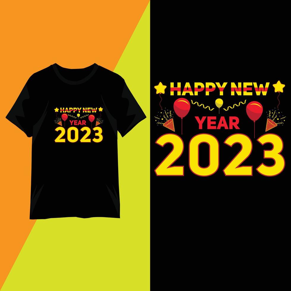 2023 T-Shirt Design typography vector