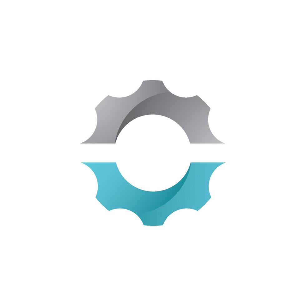 Mechanical Gear Logo Template Vector Element