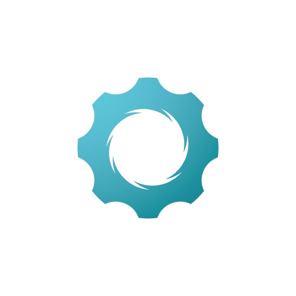 Mechanical Gear Logo Template Vector Element