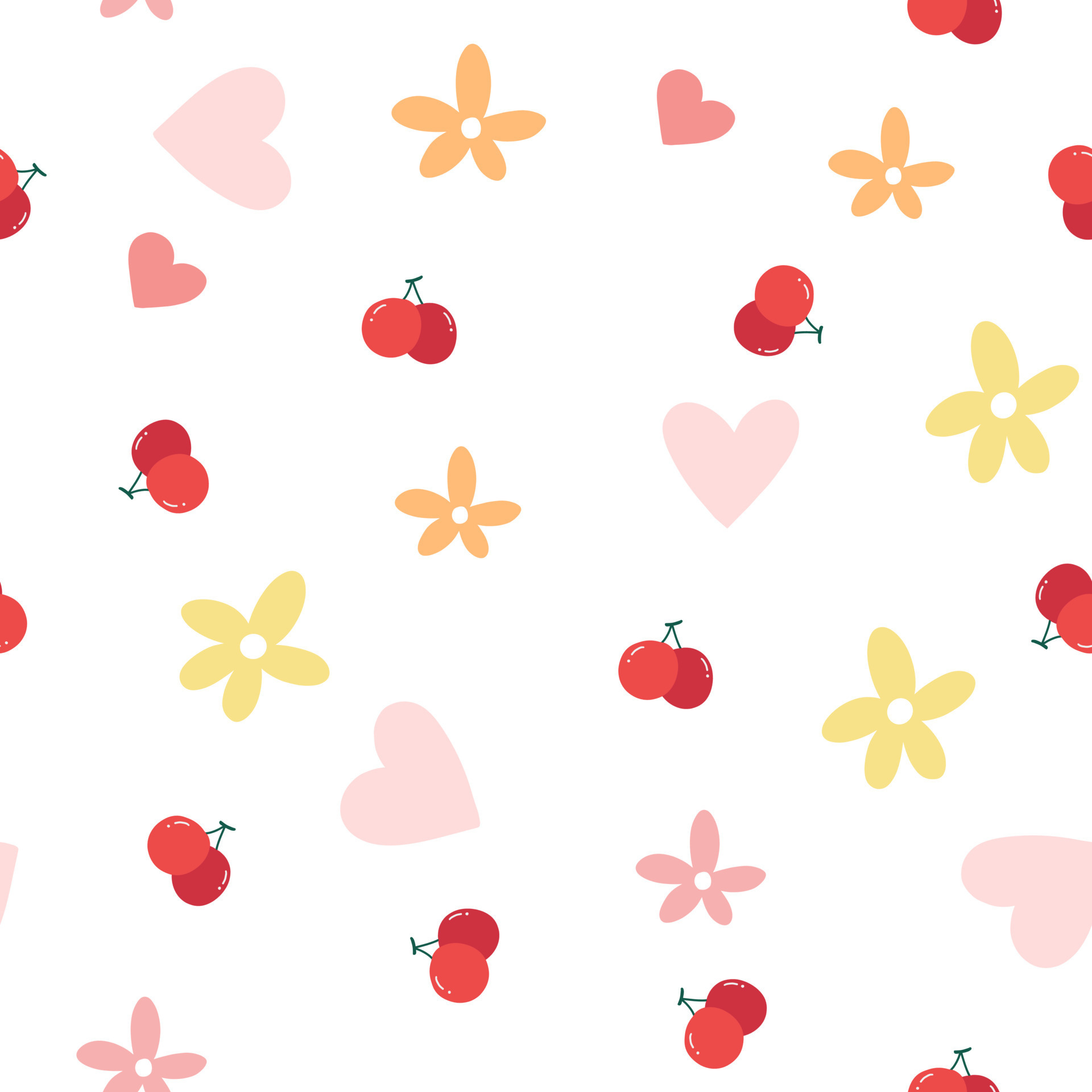 Gorgeous Wildflower Heart Wallpaper For Computer and Phone