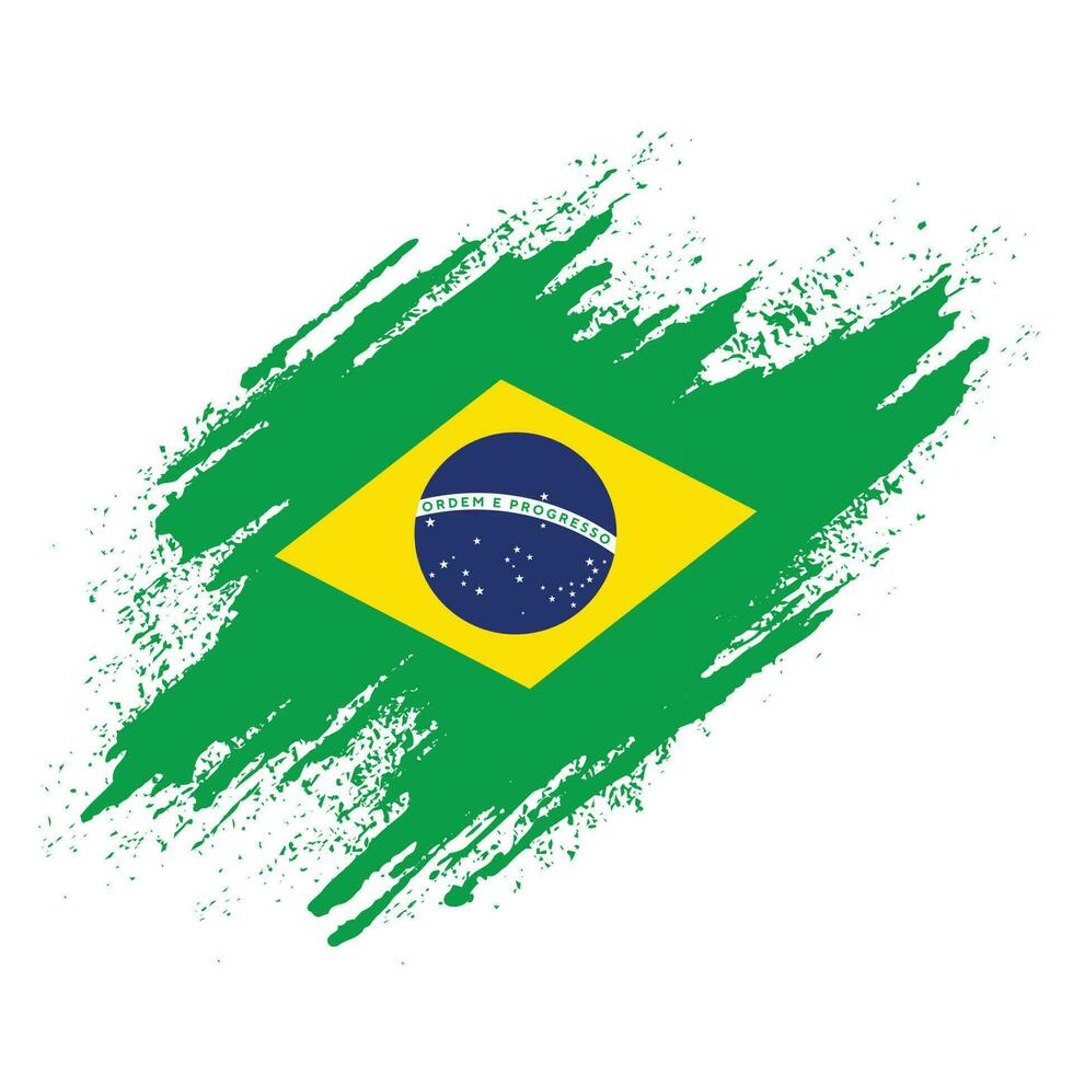 splash grunge textura brasil resumen bandera vector