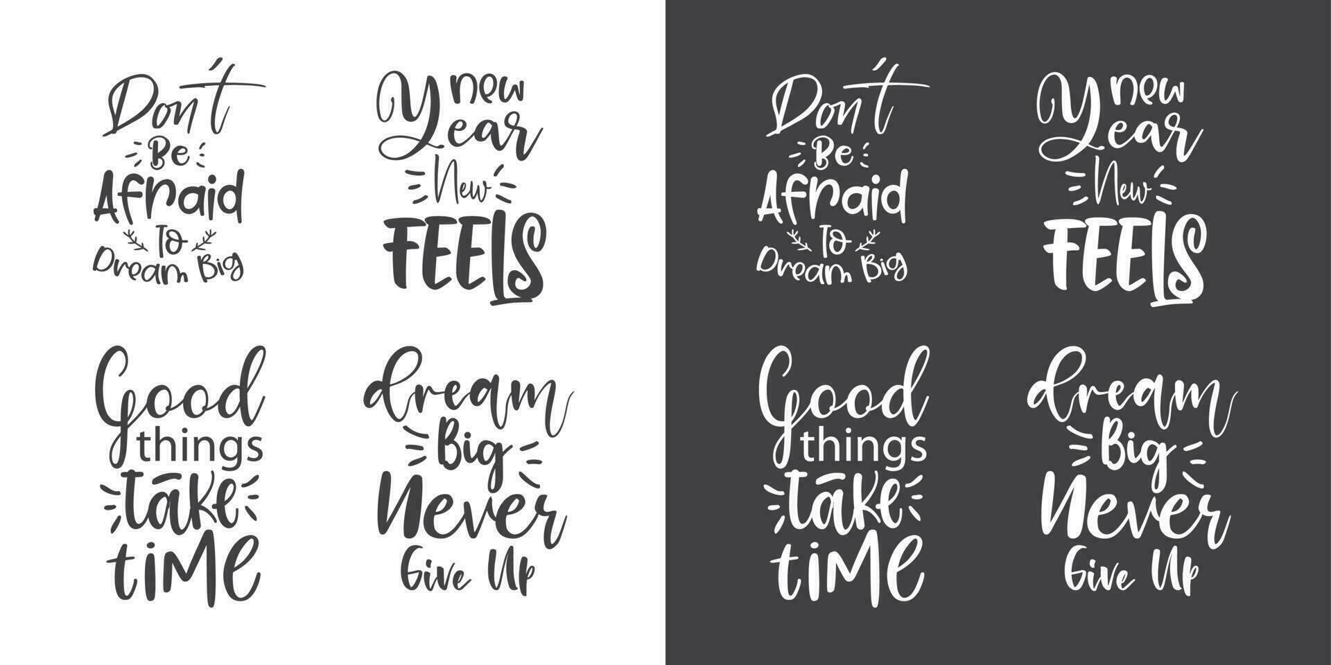 Motivational svg cut files design bundle vector