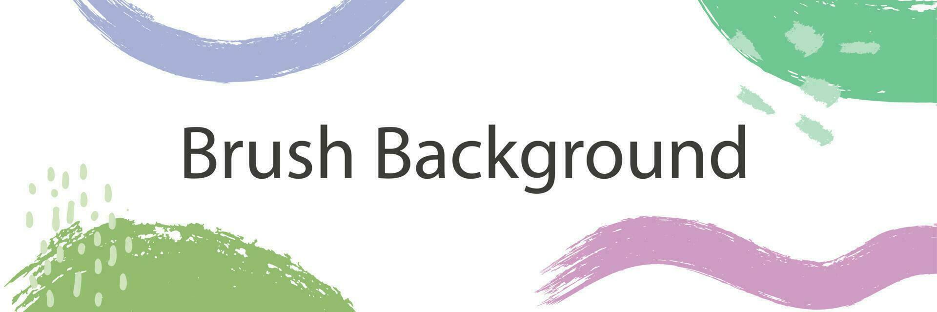 Professional new colorful brush effect shop banner design vector