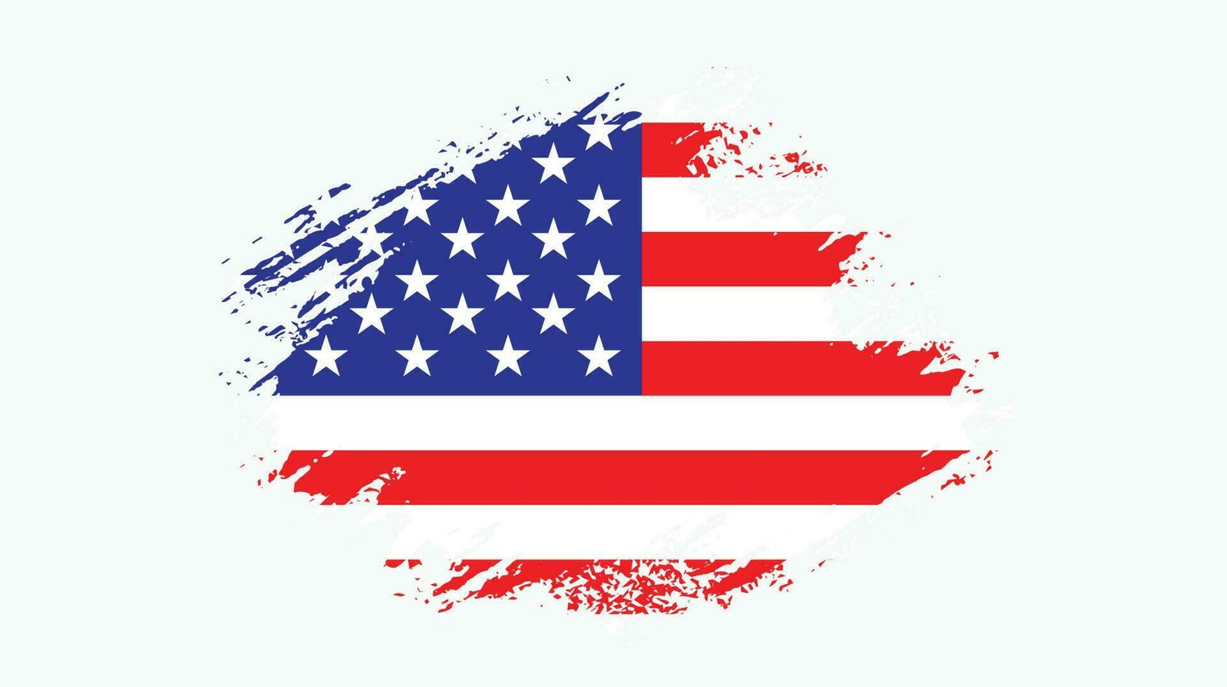 splash grunge textura americana resumen bandera vector