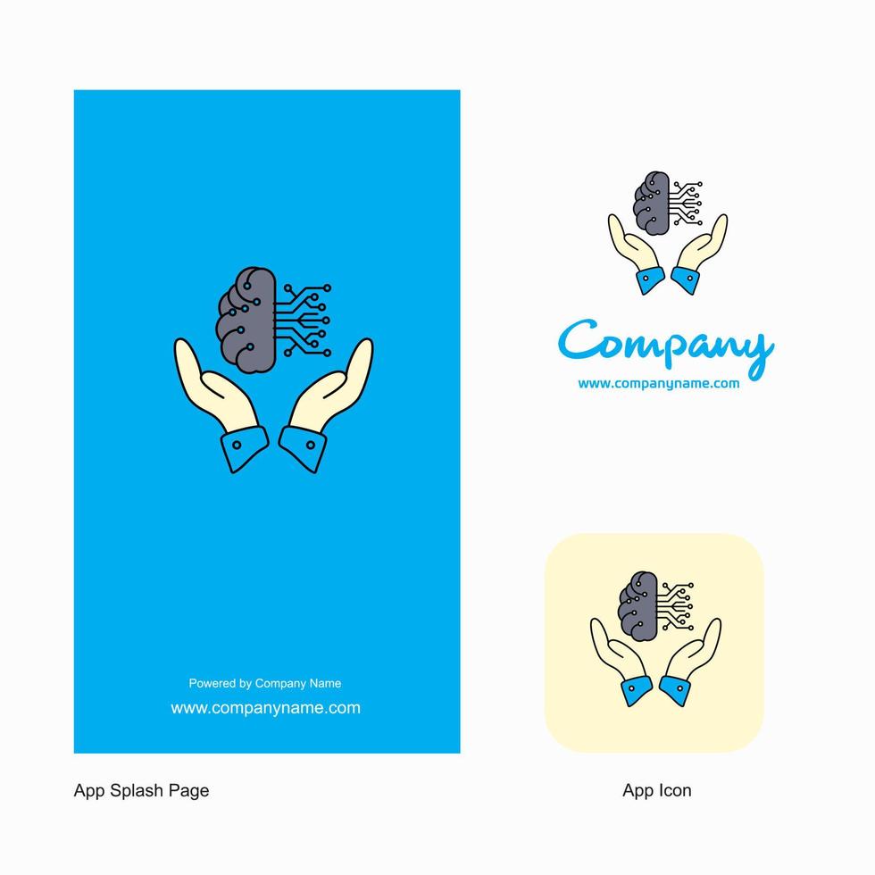 Safe cloud Company Logo App Icon and Splash Page Design Creative Business App Design Elements vector