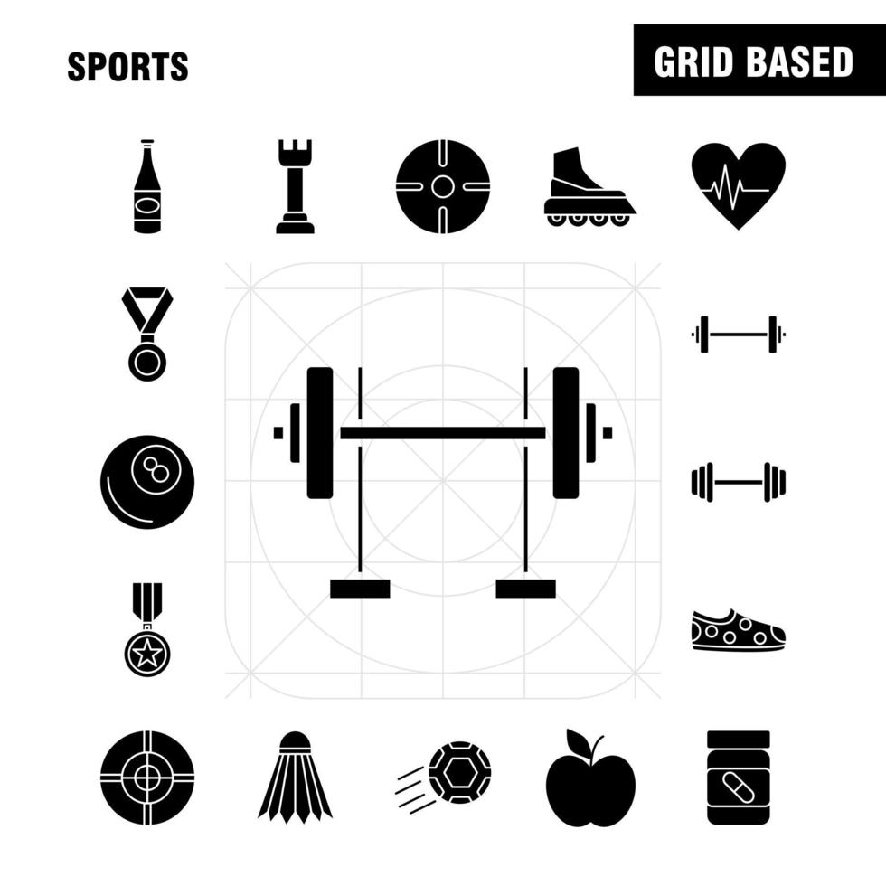 Sports Solid Glyph Icon for Web Print and Mobile UXUI Kit Such as Boarding Skateboard Skating Sports Shooting Shooting Board Sports Pictogram Pack Vector