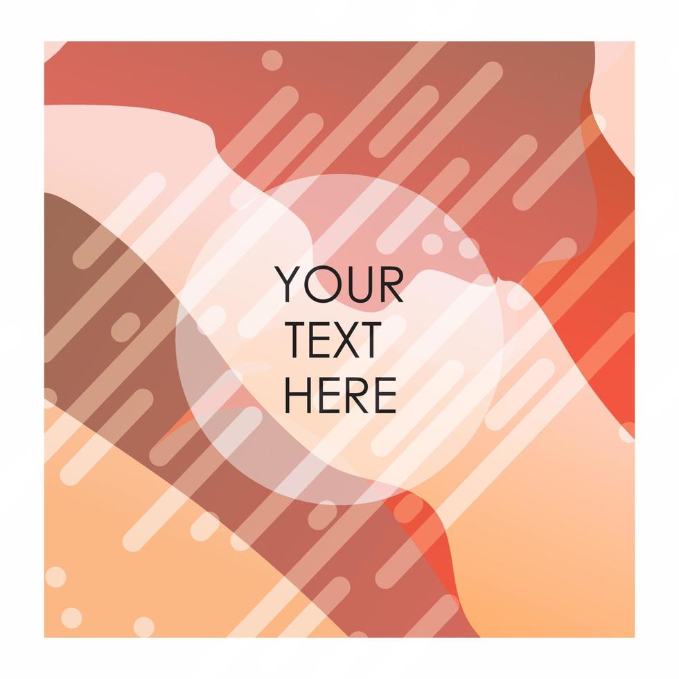 Colorful background with typography vector