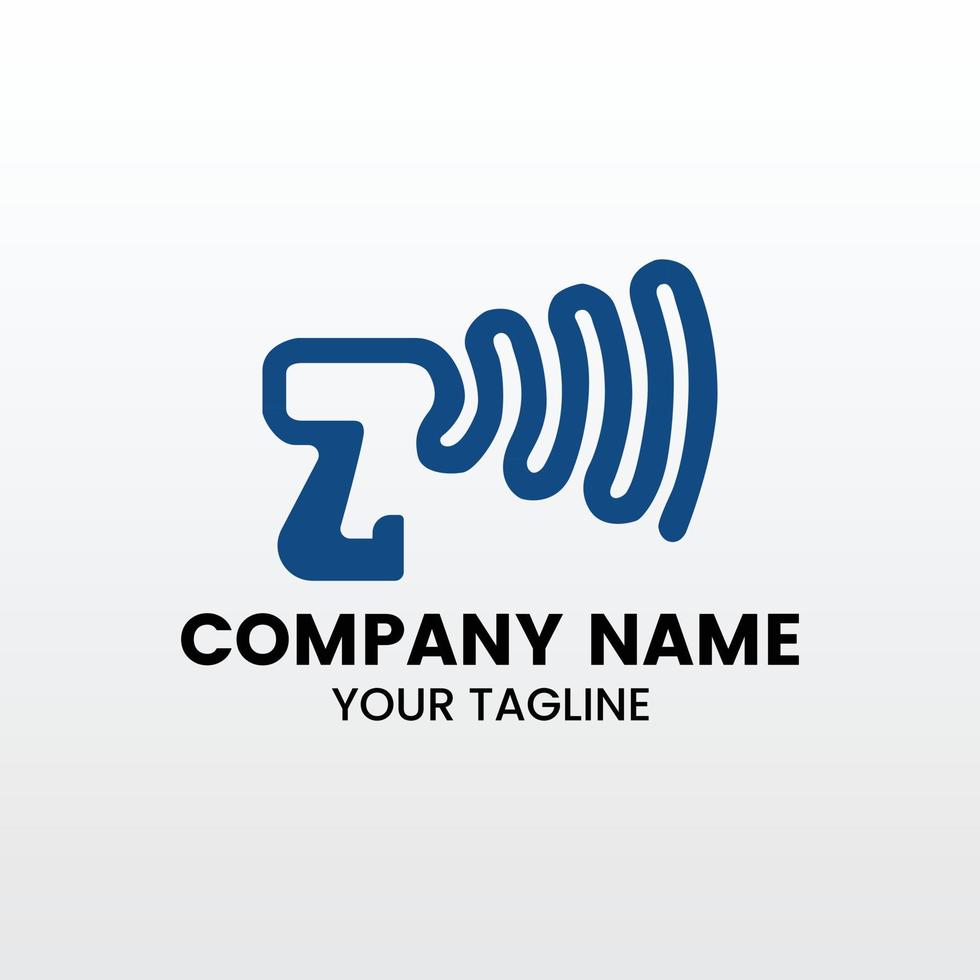 inspiring modern minimalist megaphone logo template vector