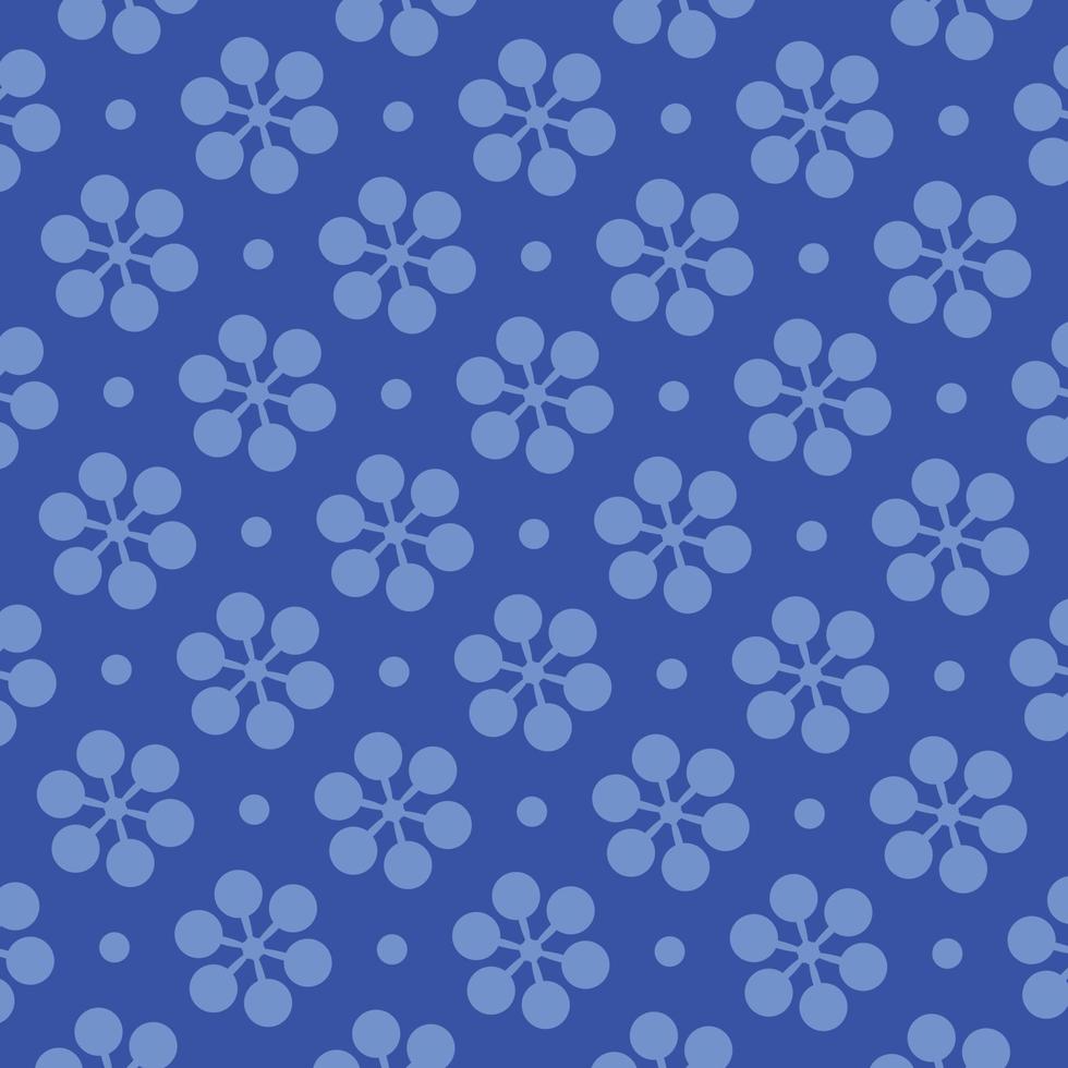repeated blue dots on dark background flat pattern design 14242858