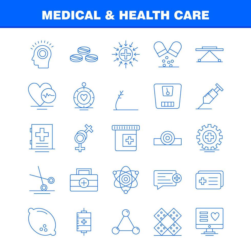 icono de línea de atención médica y de salud para impresión web y kit de uxui móvil como herramienta médica herramienta de tijera herramientas proyector de tijera paquete de pictogramas de salud vector