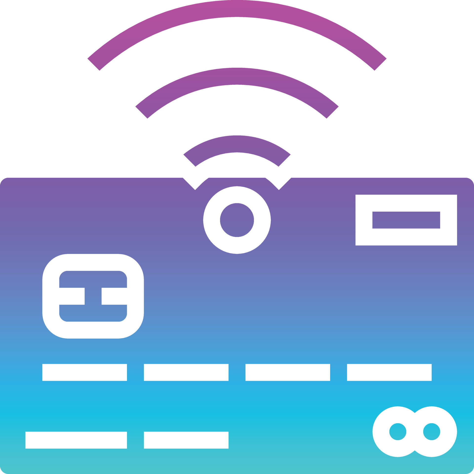Credit Card Online Payment Smartcard Ecommerce Gradient Solid Icon credit-card-online-payment-smartcard-ecommerce-gradient-solid-icon
