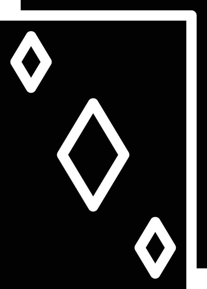 cards party game gambling diamond - solid icon vector