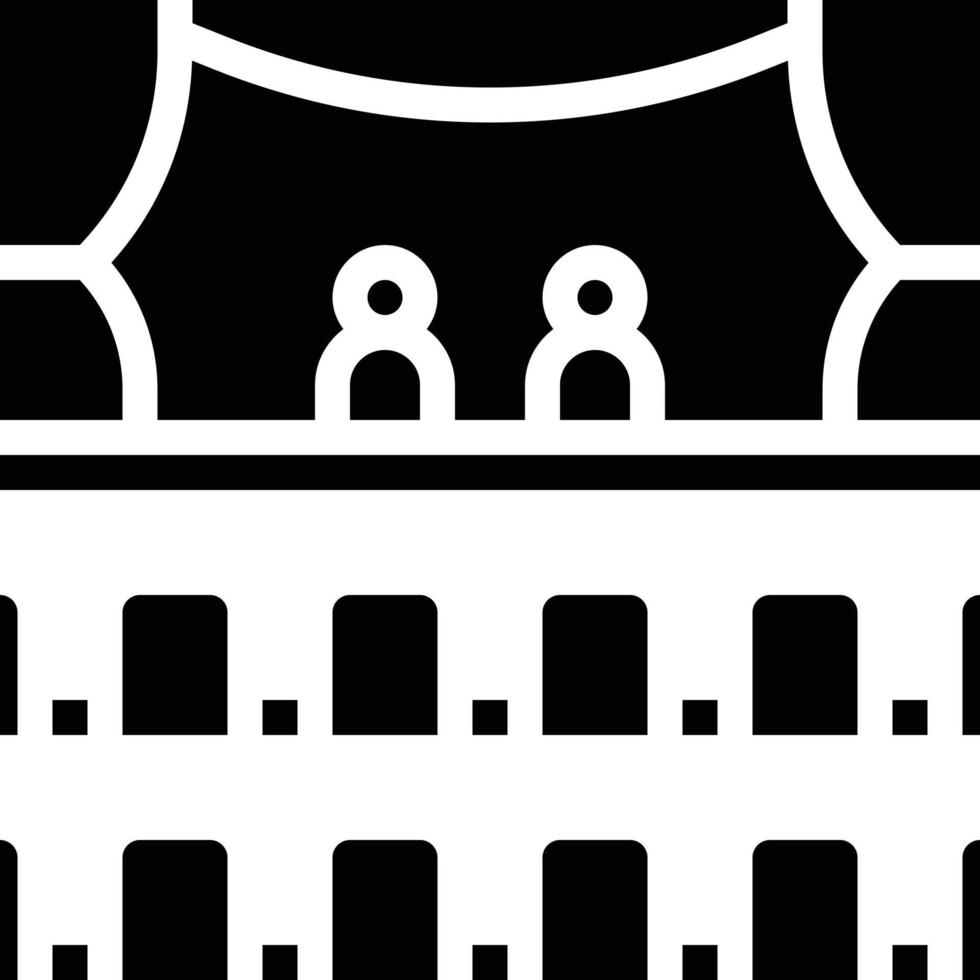 theater live actor movie multimedia - solid icon vector