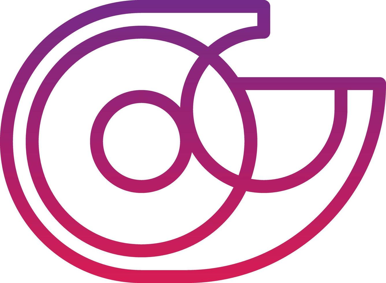 scotch tape stationery tool - gradient icon vector