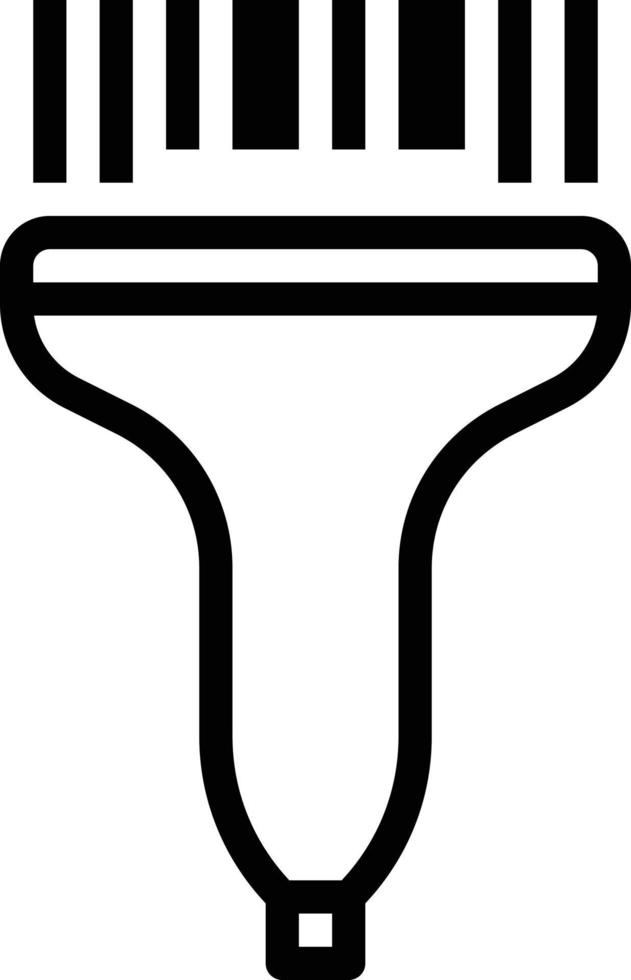 barcode scanner devices sale multimedia - outline icon vector