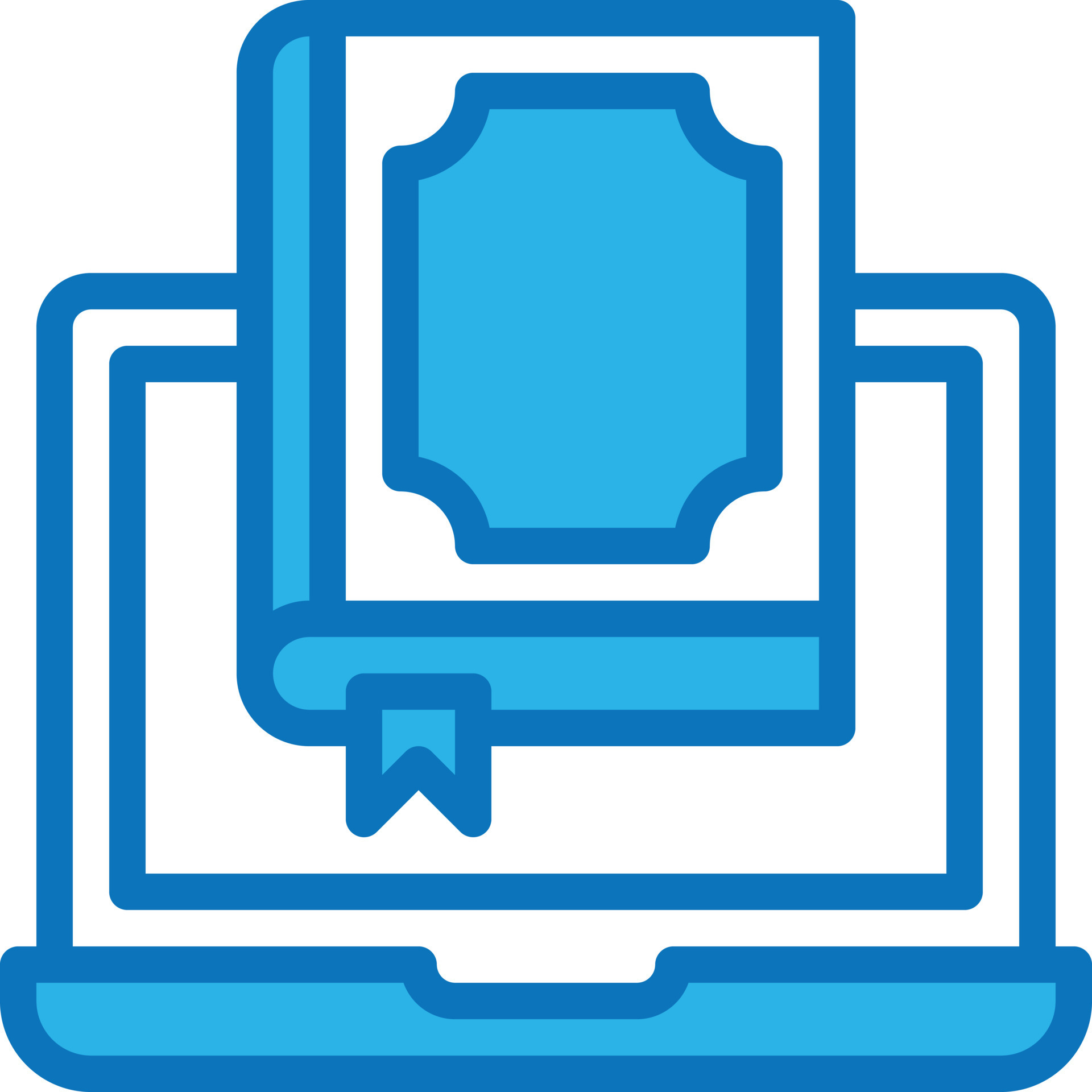 digital library book ebook online multimedia - blue icon 14244747 ...