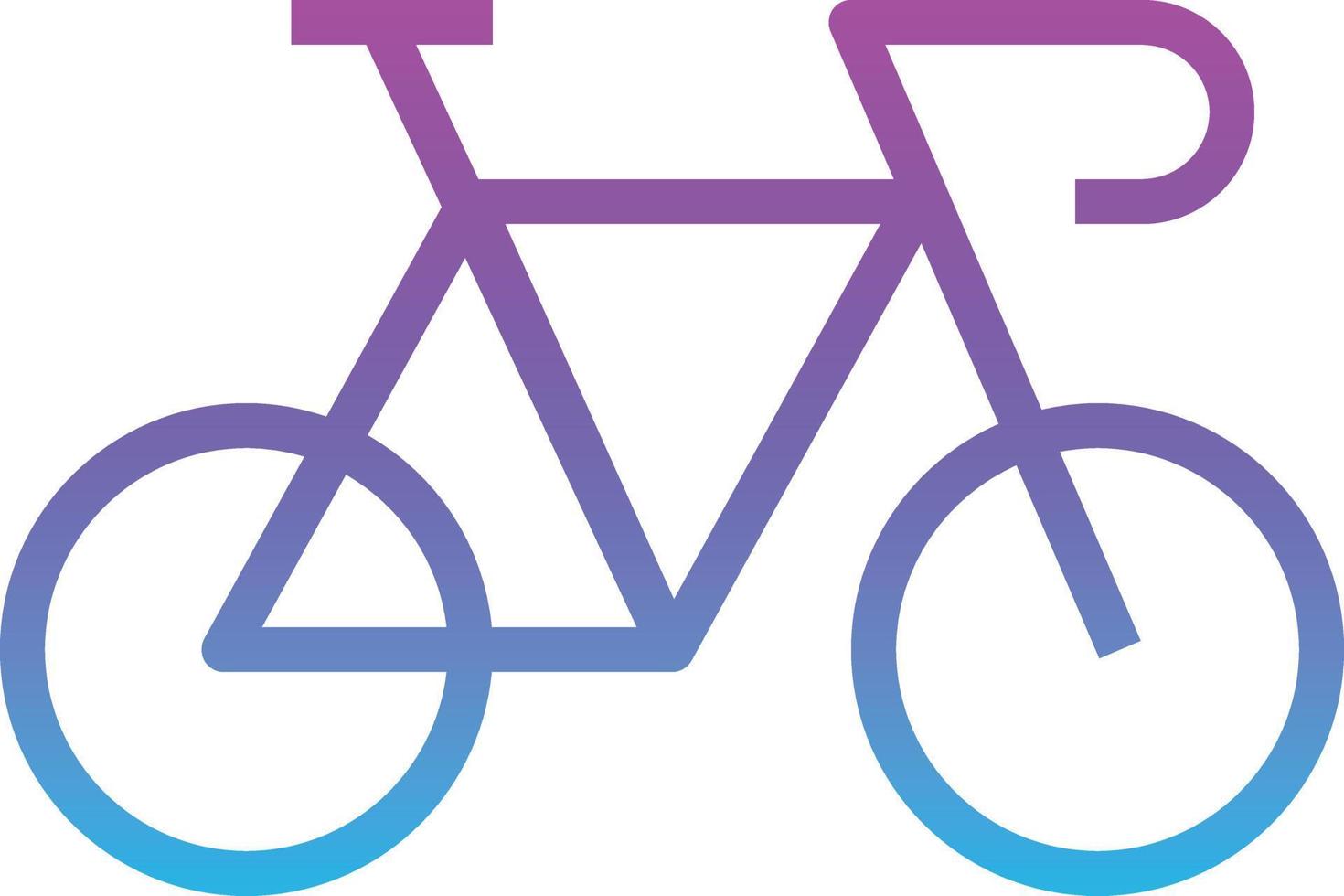 transport vehicle exercise sport bike bicycle transportation cycling - gradient icon vector