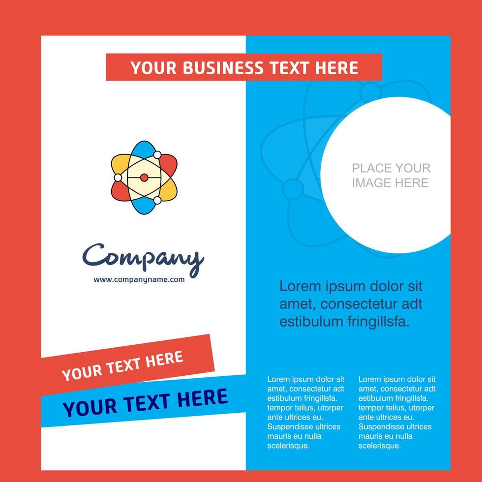 Nuclear Company Brochure Template Vector Busienss Template