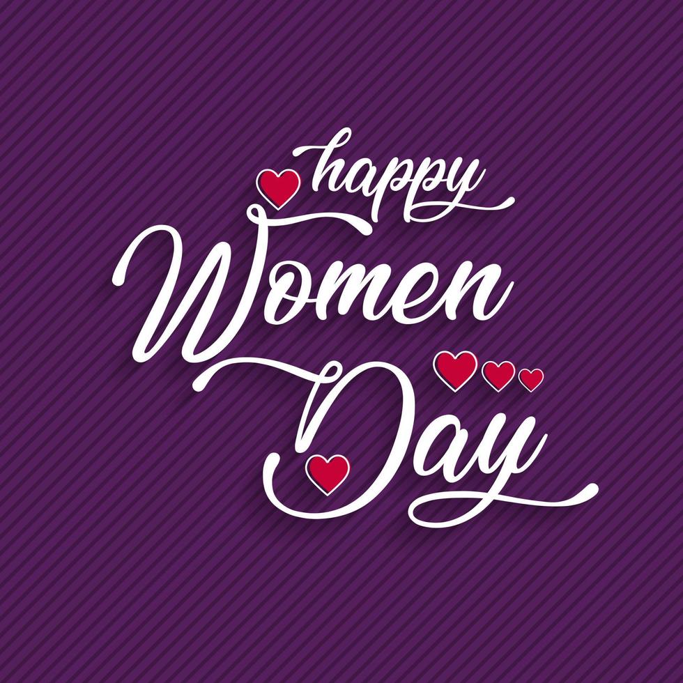 8 March logo vector design with international womens day background