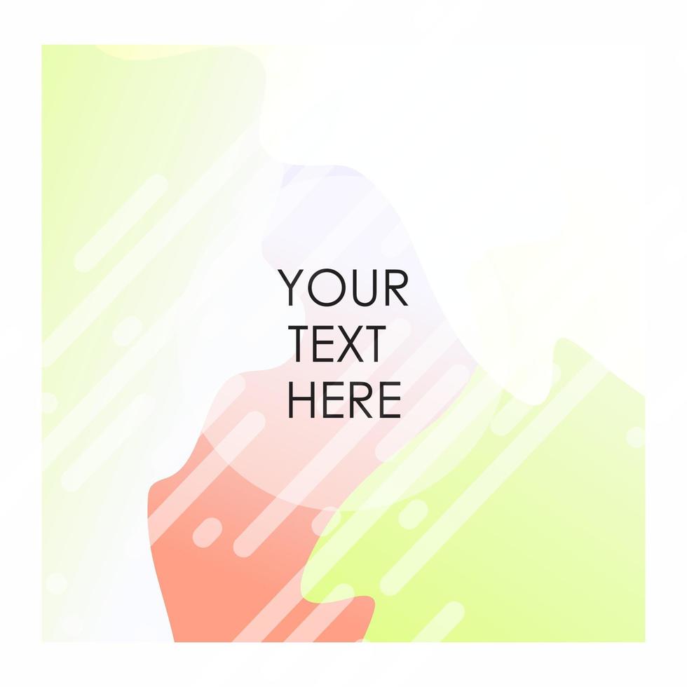 Colorful background with typography design vector