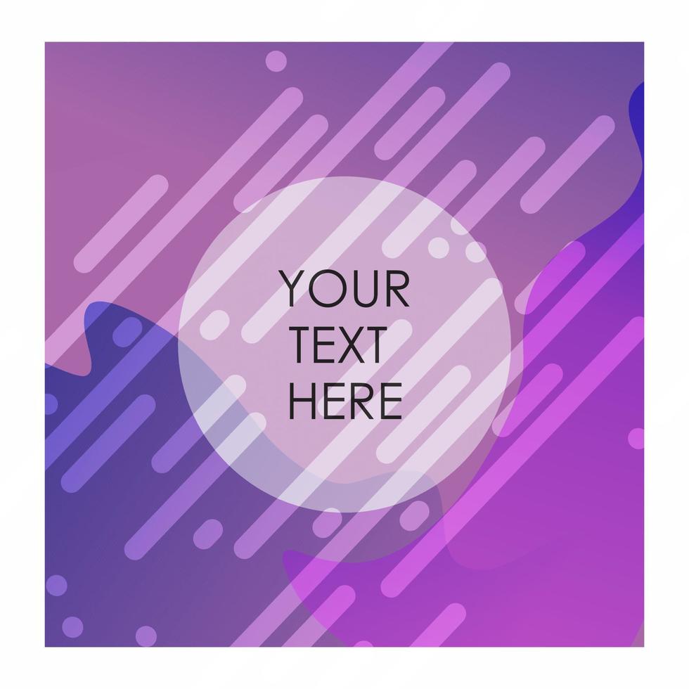 Colorful background with typography vector