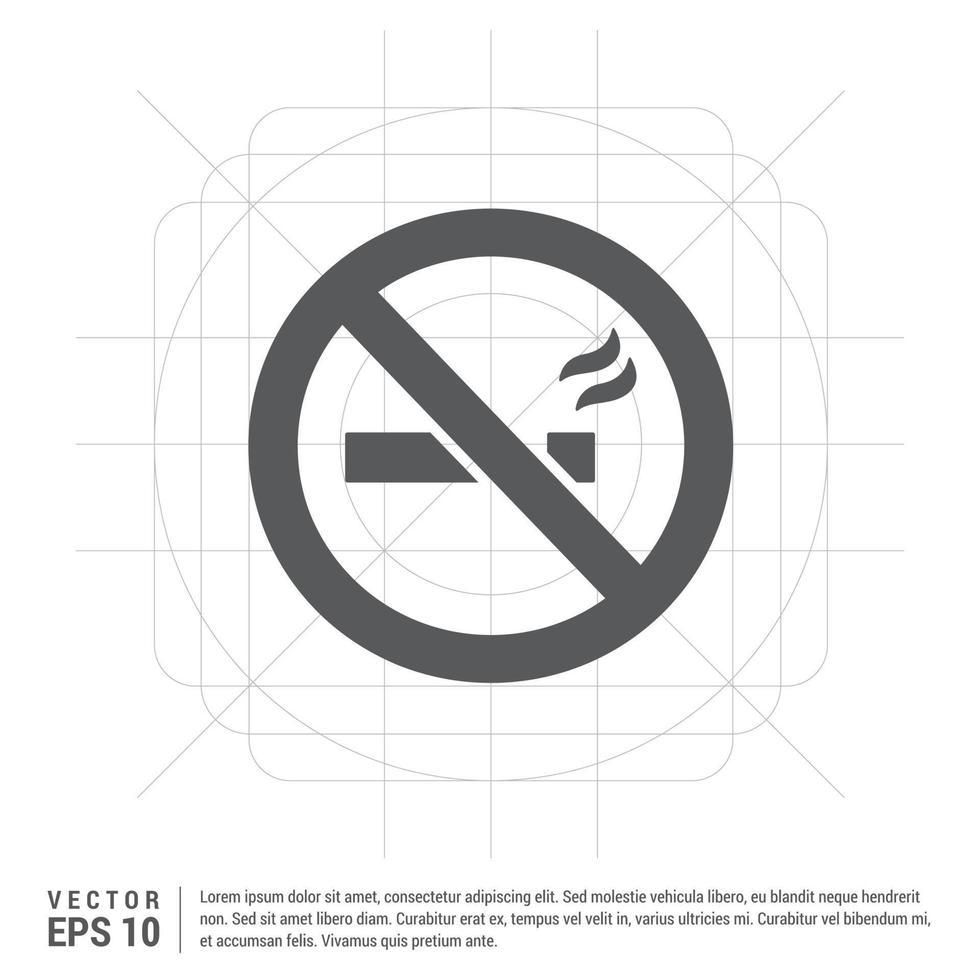 No smoking Area vector