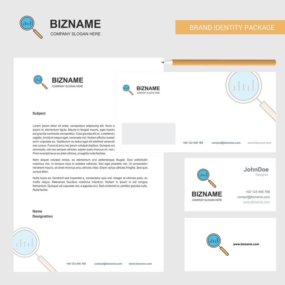 Search Business Letterhead Envelope and visiting Card Design vector template