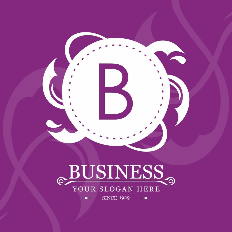 Alphabetical logo design and typography vector