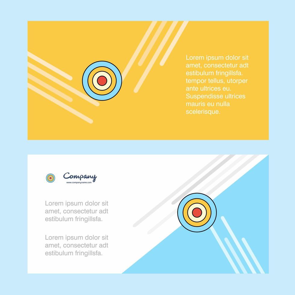 Dart abstract corporate business banner template horizontal advertising business banner vector