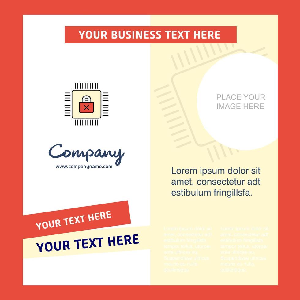 Processor Company Brochure Template Vector Busienss Template