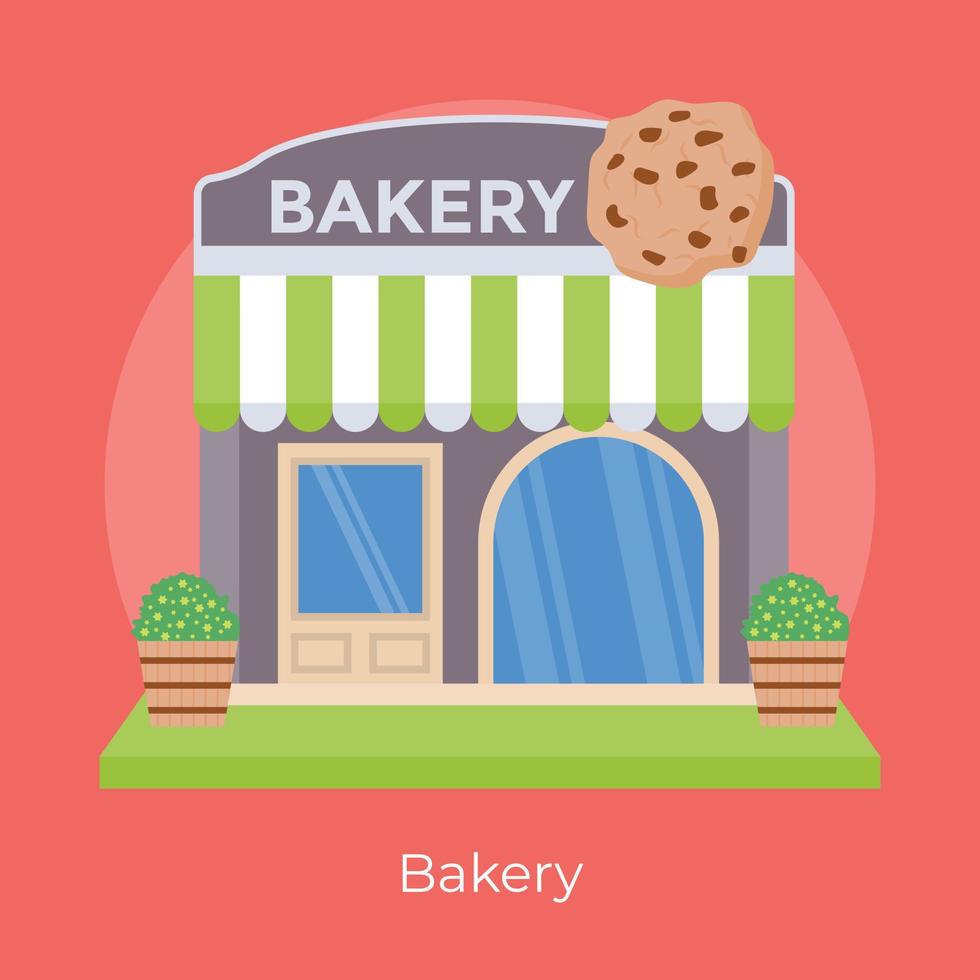 Trendy Bakery Concepts vector