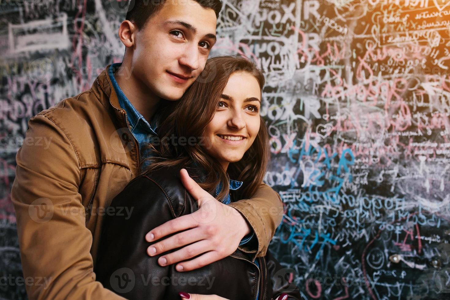 beautiful young couple photo