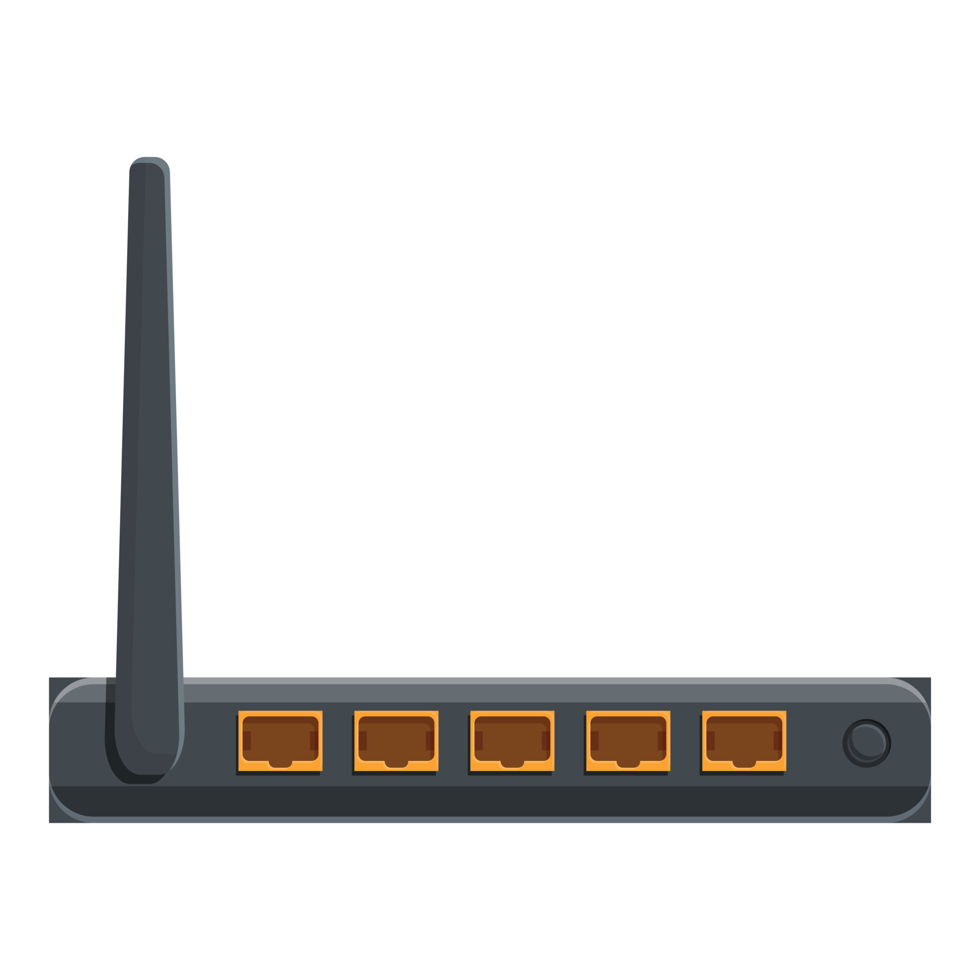 Wifi modem cable port icon, cartoon style 14251758 Vector Art at Vecteezy