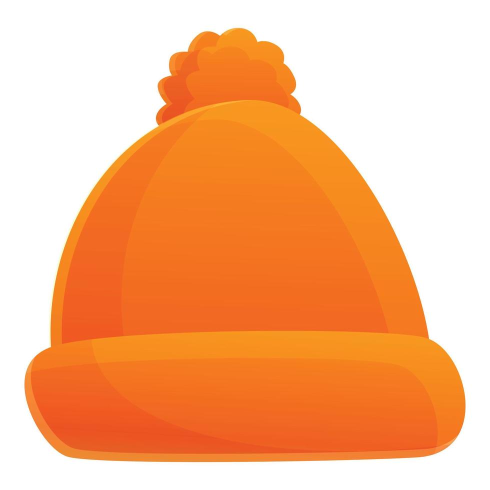 Autumn party headwear icon, cartoon style vector