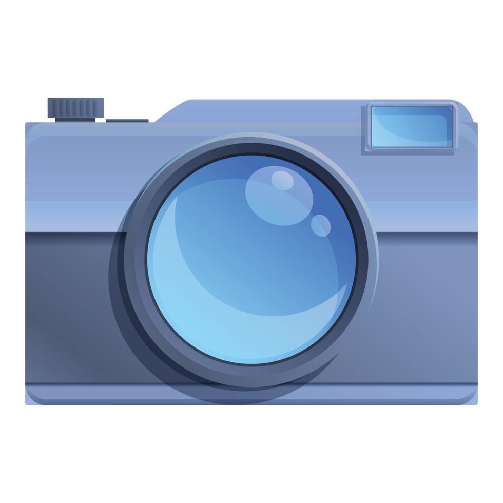 Personal camcorder icon, cartoon style vector