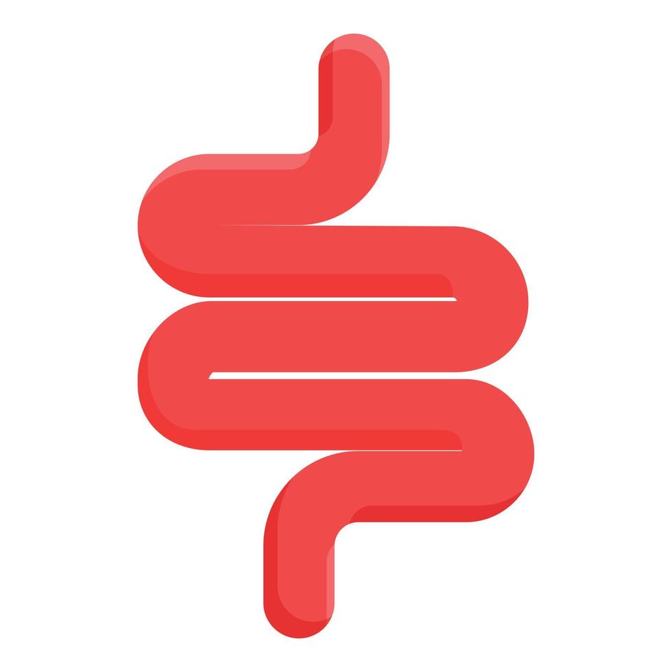 Digestion icon, cartoon style vector