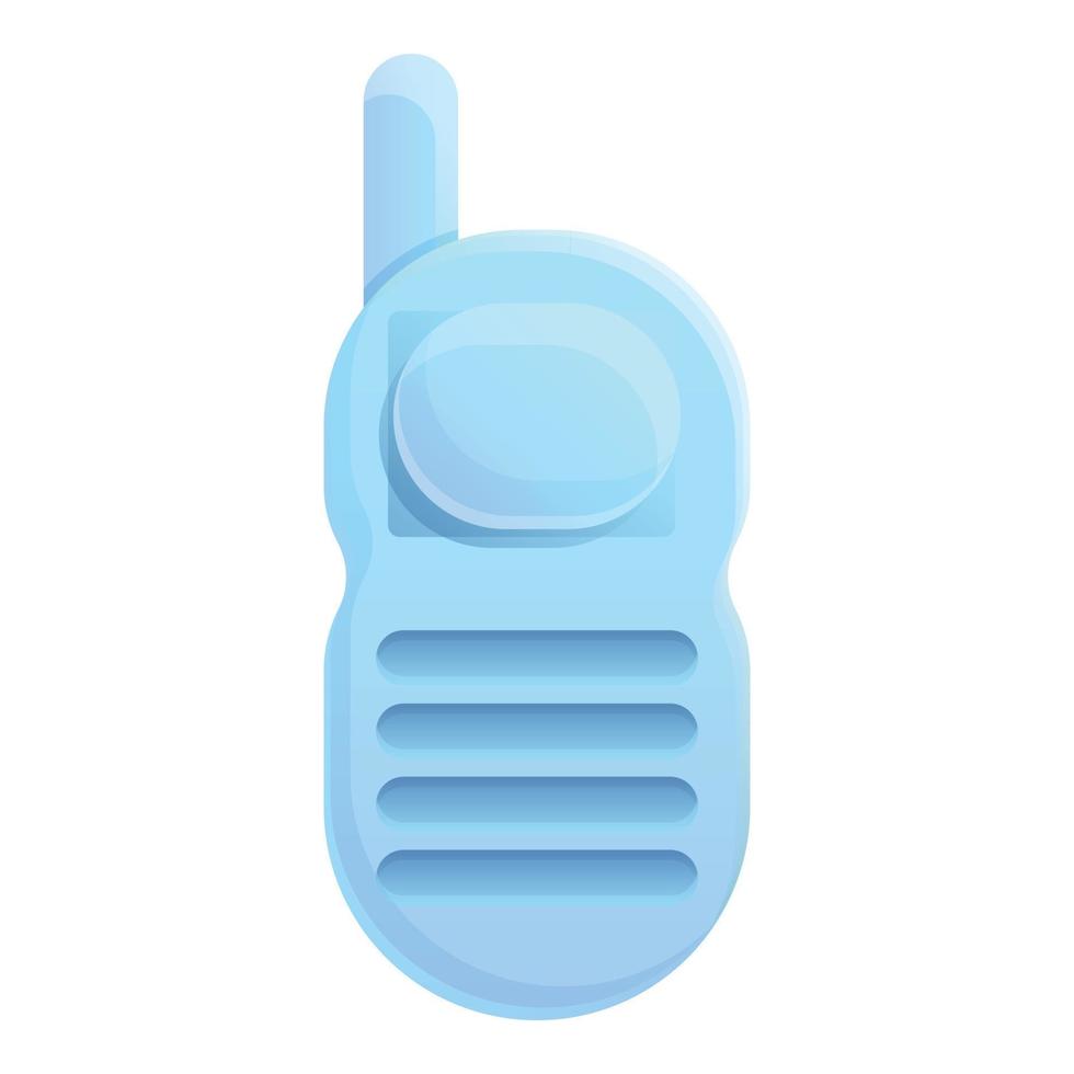 Modern baby monitor icon, cartoon style vector