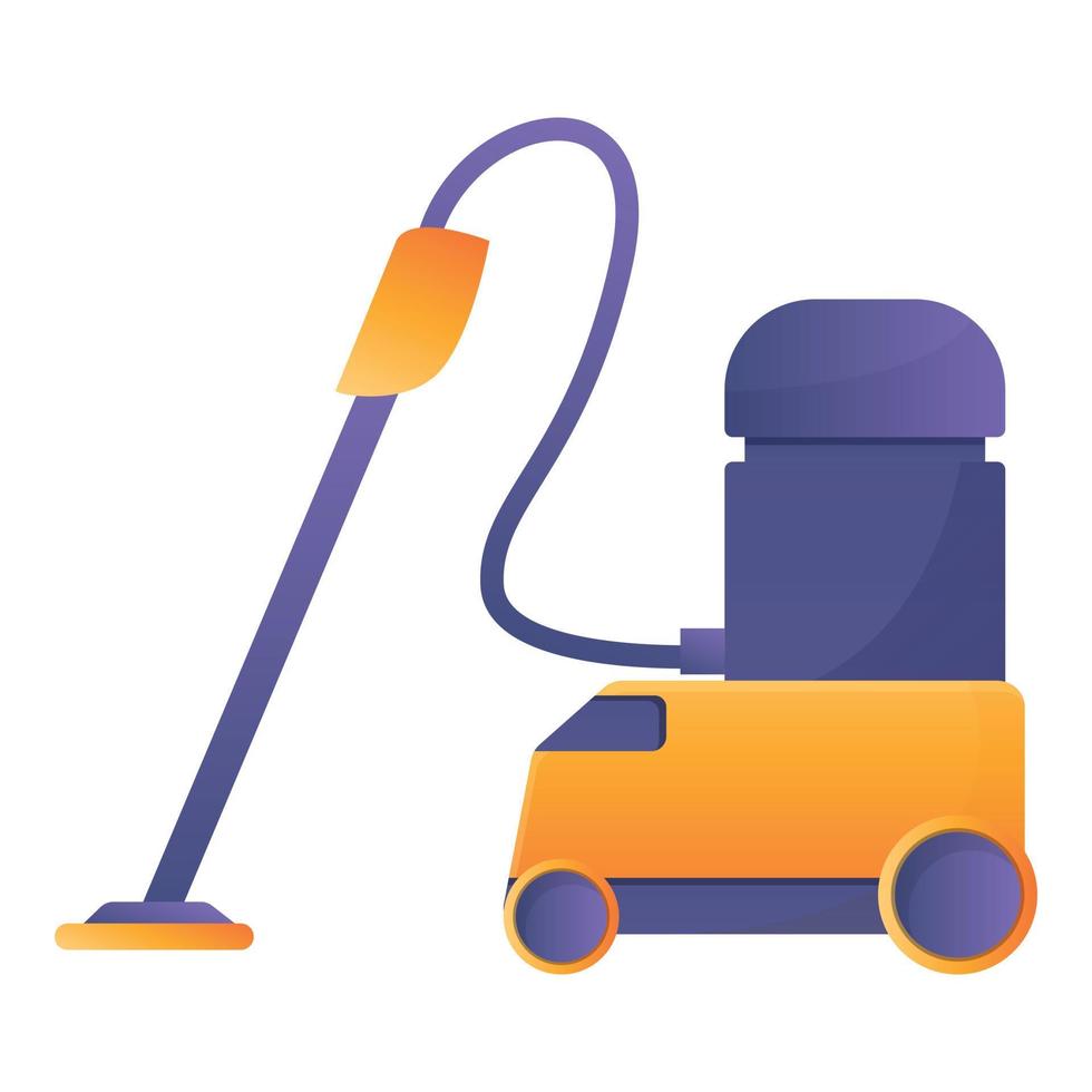 Clean steam cleaner icon, cartoon style vector