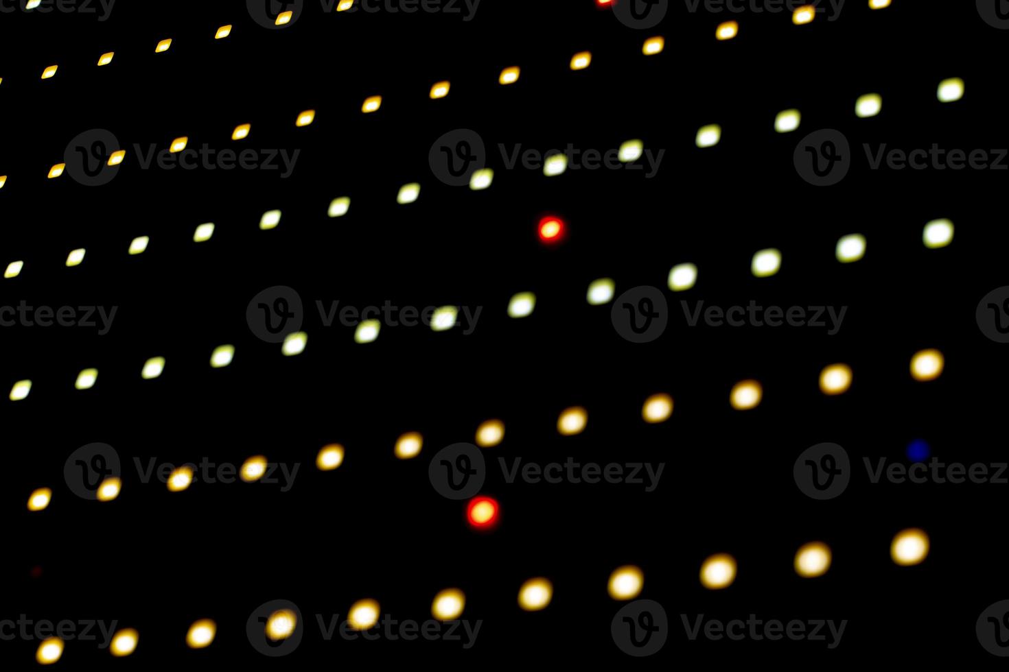 Many points in space. Light diodes of different colors. Special lamp for plants in details. photo