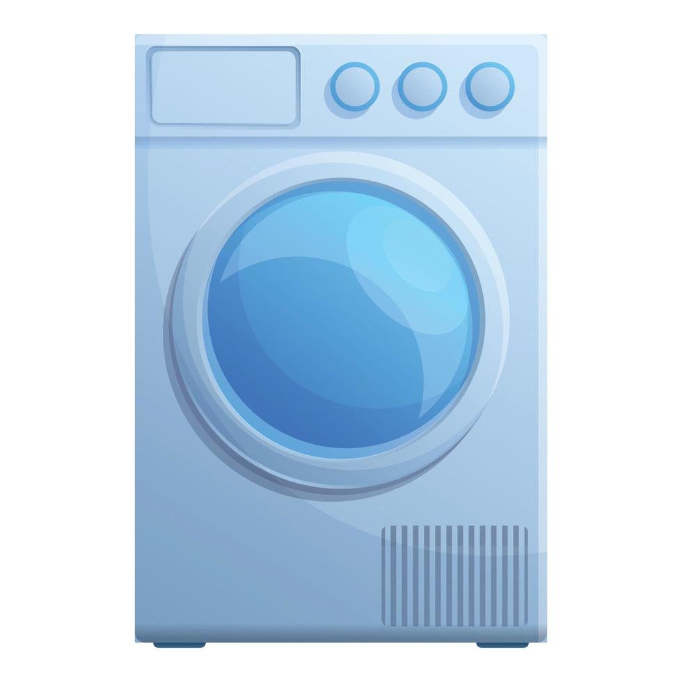 icono de secadora de ropa para el hogar, estilo de dibujos animados vector