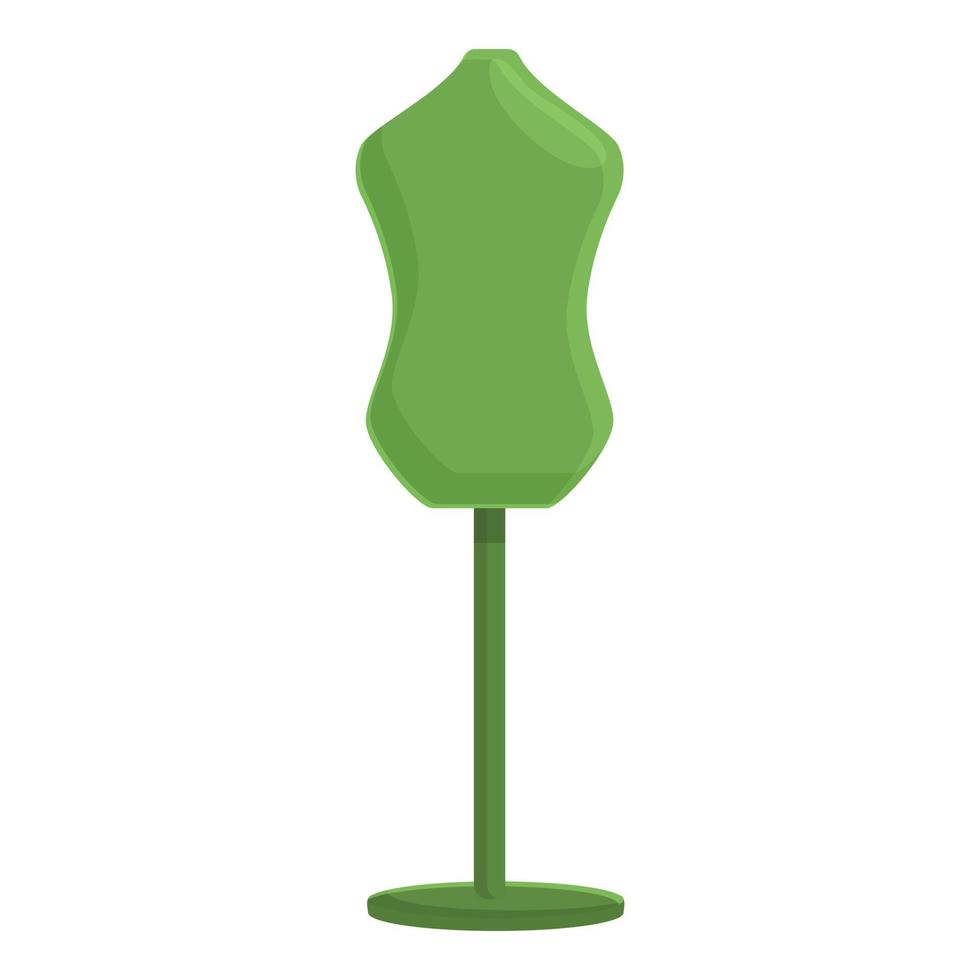 Clothing repair stand icon, cartoon style vector