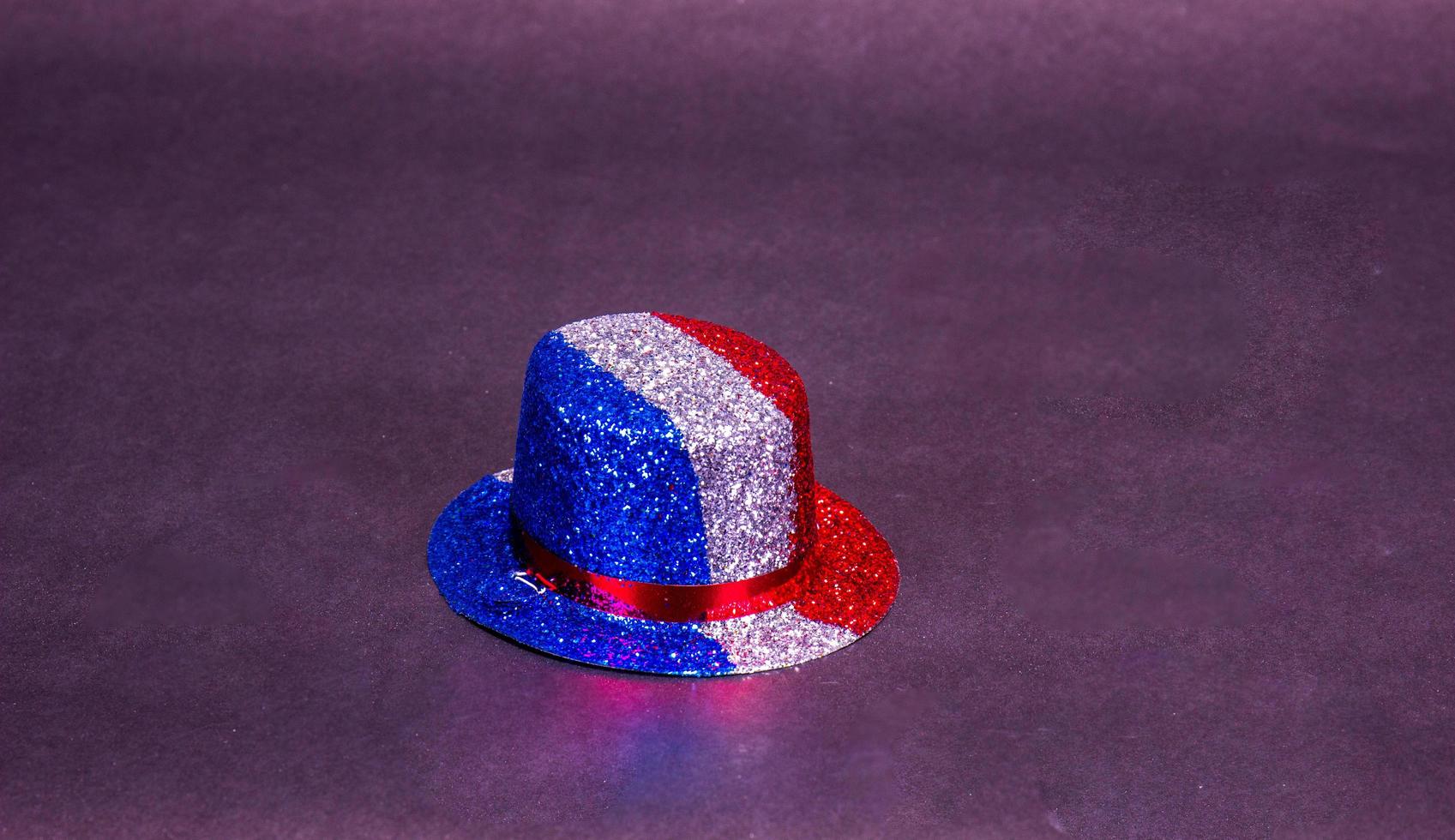 Patriotic Red, White And Blue Top Hat Party Favor photo