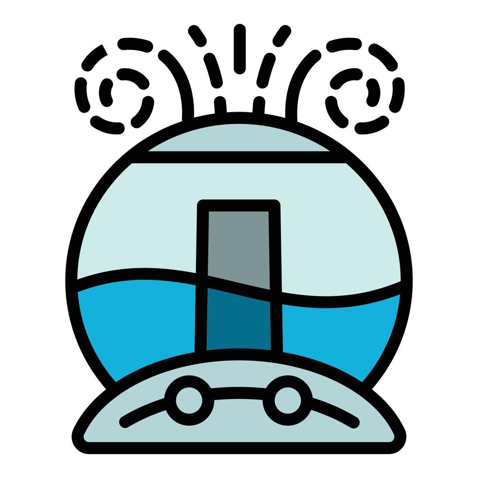 Air humidifier icon, outline style vector